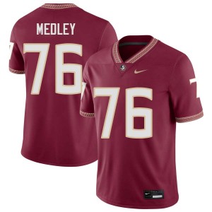 #76 Adrian Medley FSU Garnet Men's Jersey Alumni College Football 632005-629
