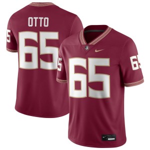 #65 Andre Otto Florida State Seminoles Garnet Men's Jerseys Replica College Football 472486-245