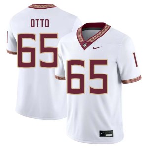 #65 Andre Otto FSU White Men Jerseys Game College Football 485739-830