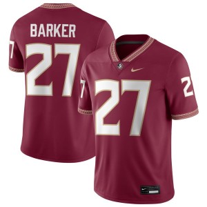 #27 Ashlynd Barker FSU Seminoles Garnet Men Jersey University College Football 962910-229