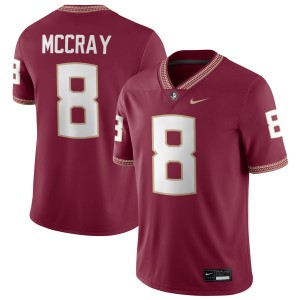 #8 Deante McCray Seminoles Garnet Men's Jerseys 2025-26 College Football 994607-218