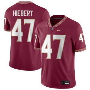 #47 Donny Hiebert Seminoles Garnet Men Jersey 2025 College Football 419736-547