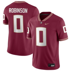 #0 Duce Robinson FSU Garnet Mens Jerseys Official College Football 366308-161