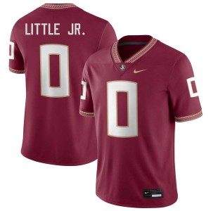 #0 Earl Little Jr. FSU Garnet Mens Jerseys Embroidery College Football 119624-604