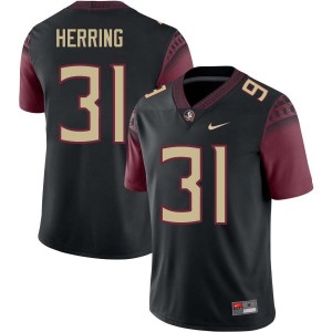 #31 Elijah Herring Florida State Seminoles Black Mens Jerseys 2025 College Football 415577-303