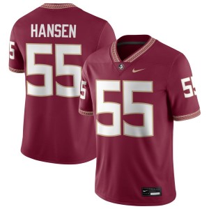 #55 Gunnar Hansen Noles Garnet Men Jerseys Alumni College Football 719501-734