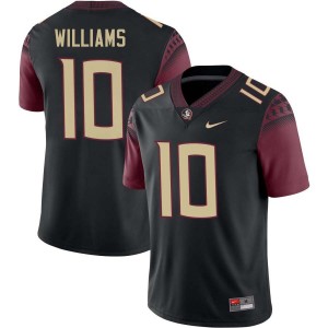 #10 James Williams Seminoles Black Mens Jerseys Limited College Football 704647-923