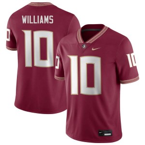 #10 James Williams Noles Garnet Men's Jersey 2025-26 College Football 930714-552