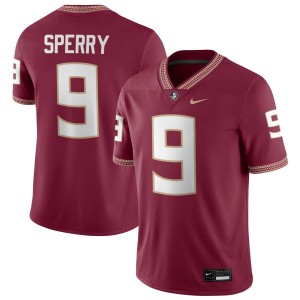 #9 Kevin Sperry Florida State Seminoles Garnet Men Jerseys Alumni College Football 932322-206