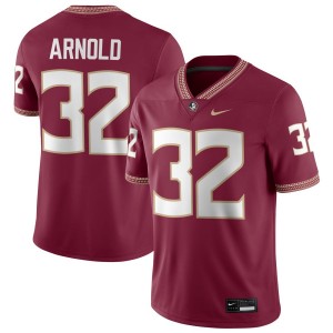 #32 Mason Arnold Florida State Garnet Men's Jersey Game College Football 329327-782