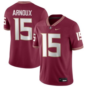 #15 Shamar Arnoux FSU Garnet Men's Jerseys University College Football 436259-579