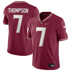 #7 Stefon Thompson Florida State Seminoles Garnet Mens Jersey Stitched College Football 866542-247