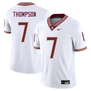 #7 Stefon Thompson Florida State White Men's Jerseys 2025 College Football 603703-700