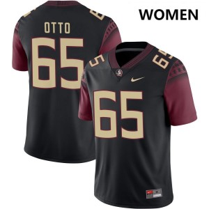 #65 Andre Otto Noles Black Women's Jersey Embroidery College Football 952632-891