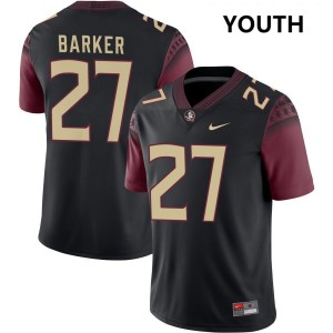 #27 Ashlynd Barker Florida State Seminoles Black Youth Jerseys Replica College Football 688616-520