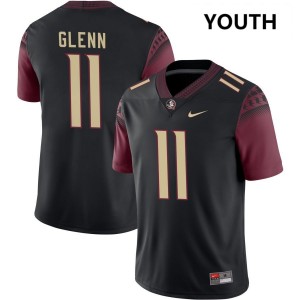 #11 Brock Glenn FSU Seminoles Black Youth Jerseys NCAA College Football 864845-339