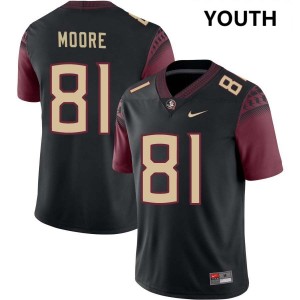 #81 Elijah Moore Florida State Black Youth Jerseys 2025 College Football 764787-618