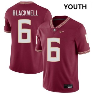 #6 Gavin Blackwell Florida State Garnet Youth Jersey High School College Football 826150-365