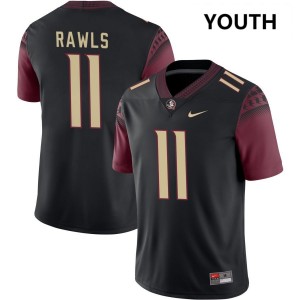 #11 Ja'Bril Rawls Florida State Seminoles Black Youth Jerseys Alumni College Football 224144-110