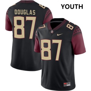 #87 Markeston Douglas Noles Black Youth Jersey High School College Football 211903-365